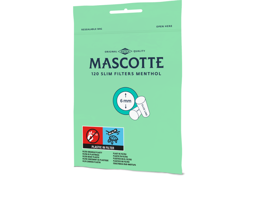 Mascotte Slim Filters Menthol